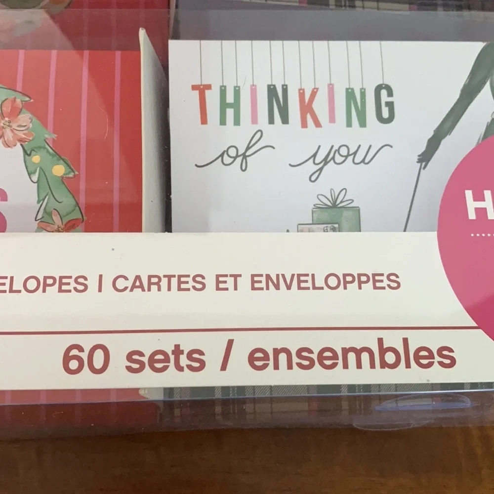 Christmas cards and envelopes by Craft smart